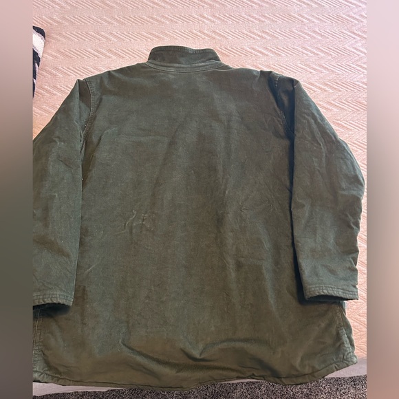 Wrangler Green Sherpa-Lined Jacket - Picture 2 of 10